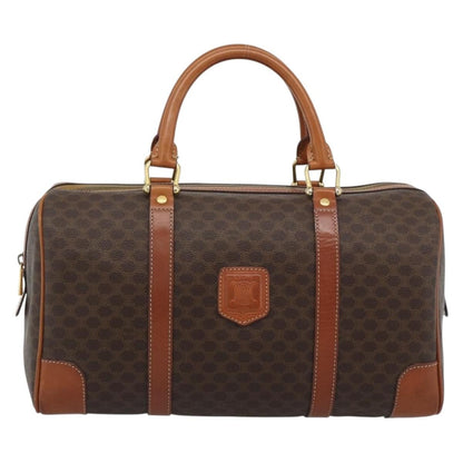 Celine Vintage Macadam Boston Canvas and Leather Product Image
