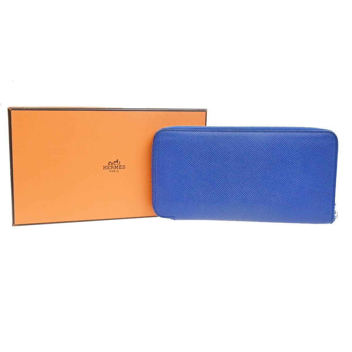 Hermes Azap Zip Around Wallet Silk'in Epsom Long