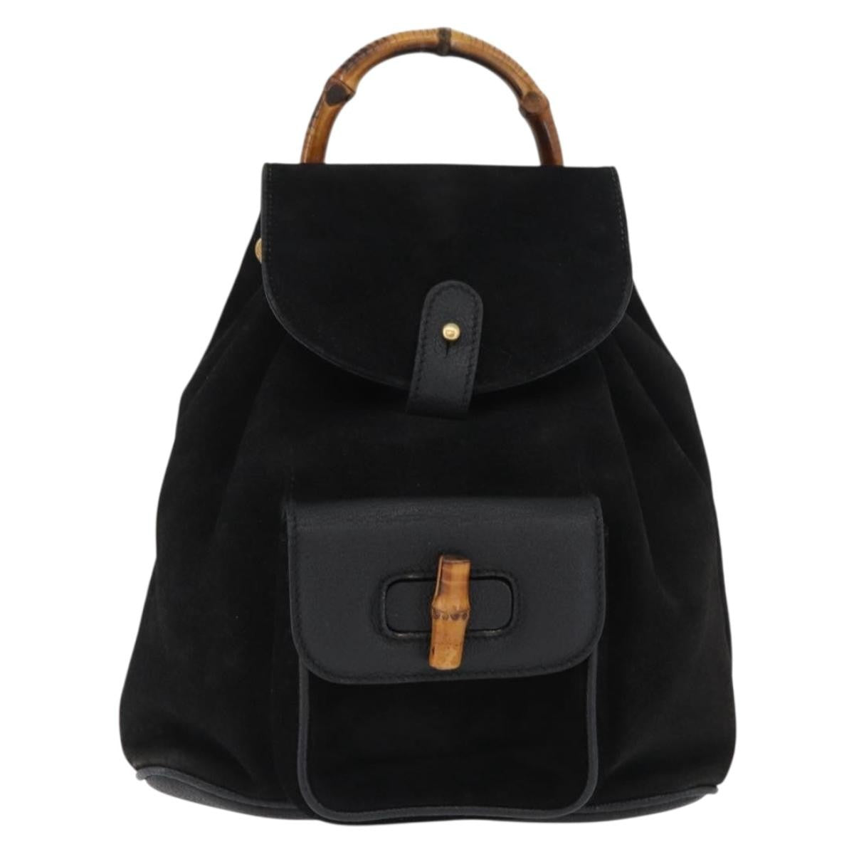 Gucci Gucci bamboo daim mini