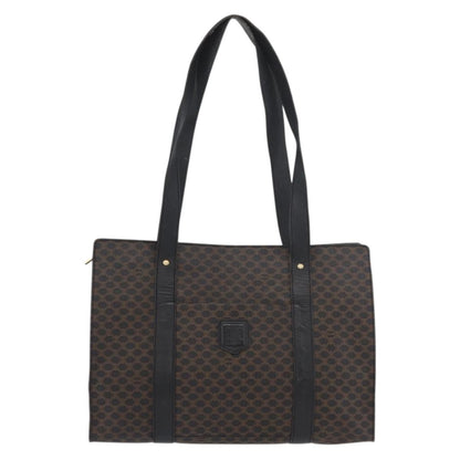 Celine Vintage Macadam Shopper Tote Coated Canvas Medium