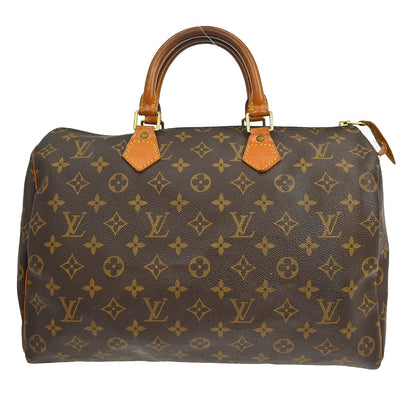 Louis Vuitton Speedy Handbag Monogram Canvas 35