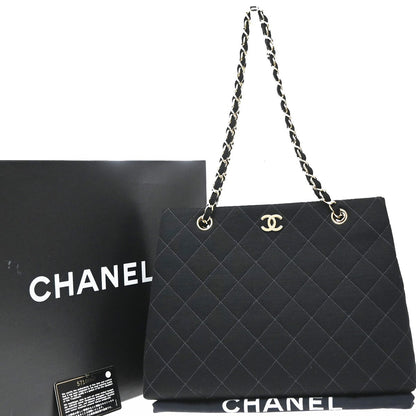 Chanel Vintage CC Chain Quilted Canvas Medium