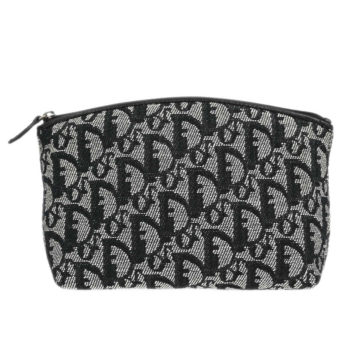 Christian Dior Vintage Trotter Pouch Diorissimo Canvas Product Image