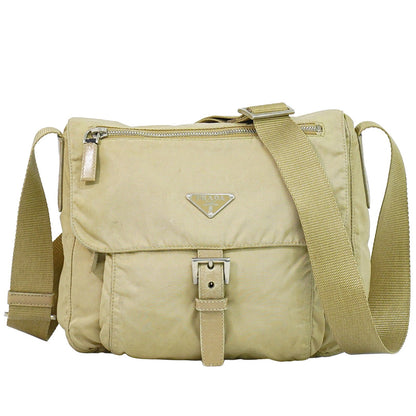 Prada Buckle Messenger Tessuto Small
