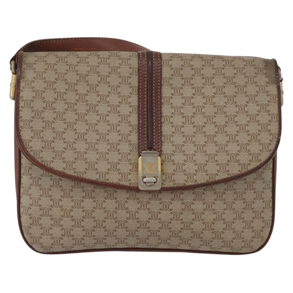 Celine Vintage Macadam Canvas and Leather Product Image