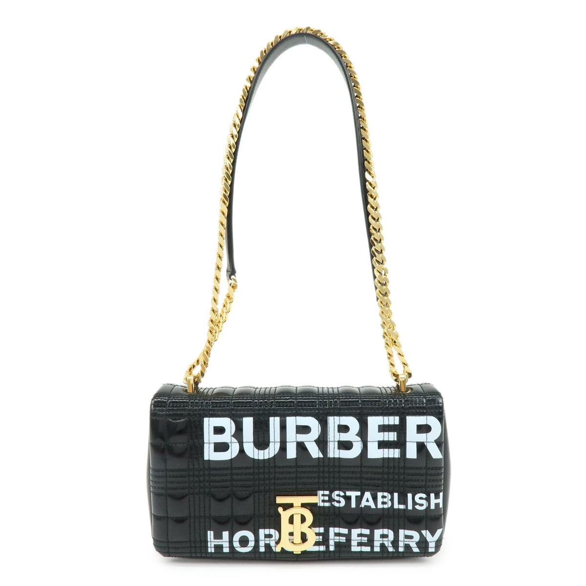 Burberry Lola Clutch on Chain Quilted Leather Product Image