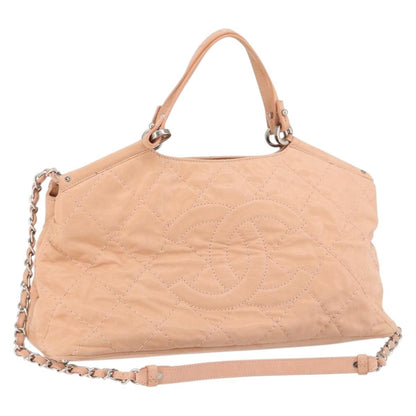 Chanel CC Sea Hit Tote Quilted Iridescent Calfskin Large