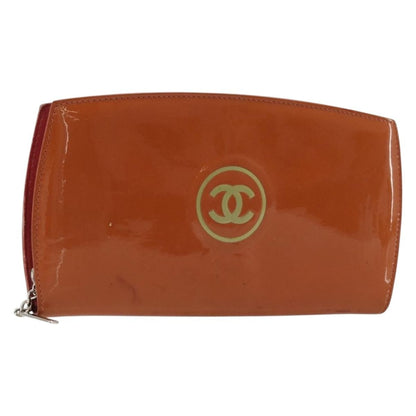 Chanel CC Logo Zip Around Patent Long
