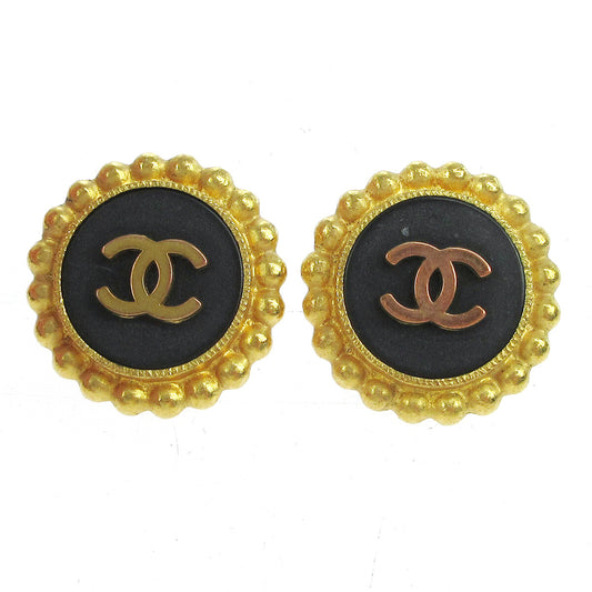 Chanel CC Round Earrings Metal Product Image