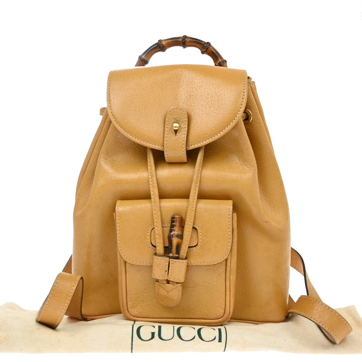 Gucci Vintage Bamboo Leather Mini