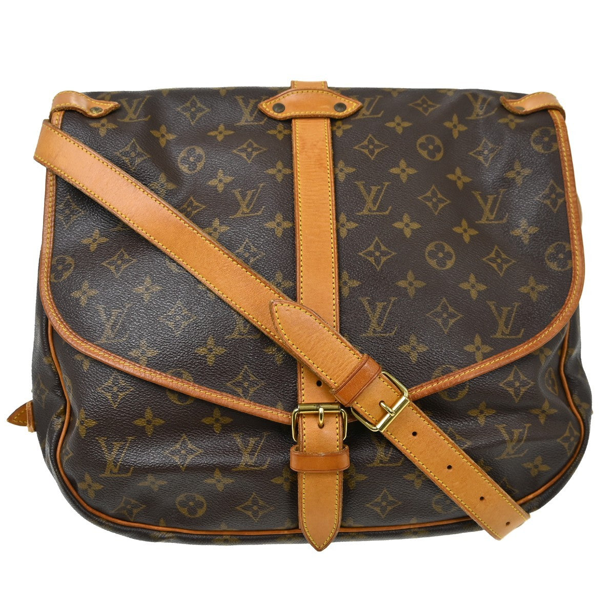 Louis Vuitton Saumur Monogram Canvas 35