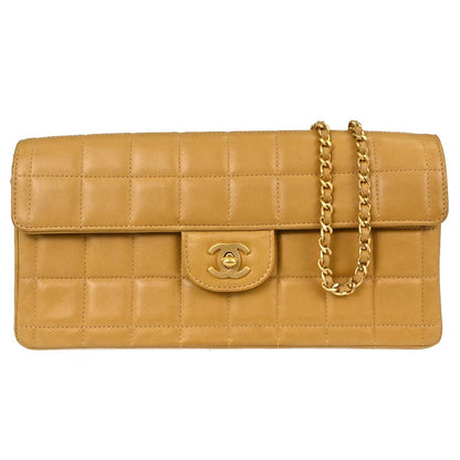 Chanel Chocolate Bar Flap Quilted Lambskin East West