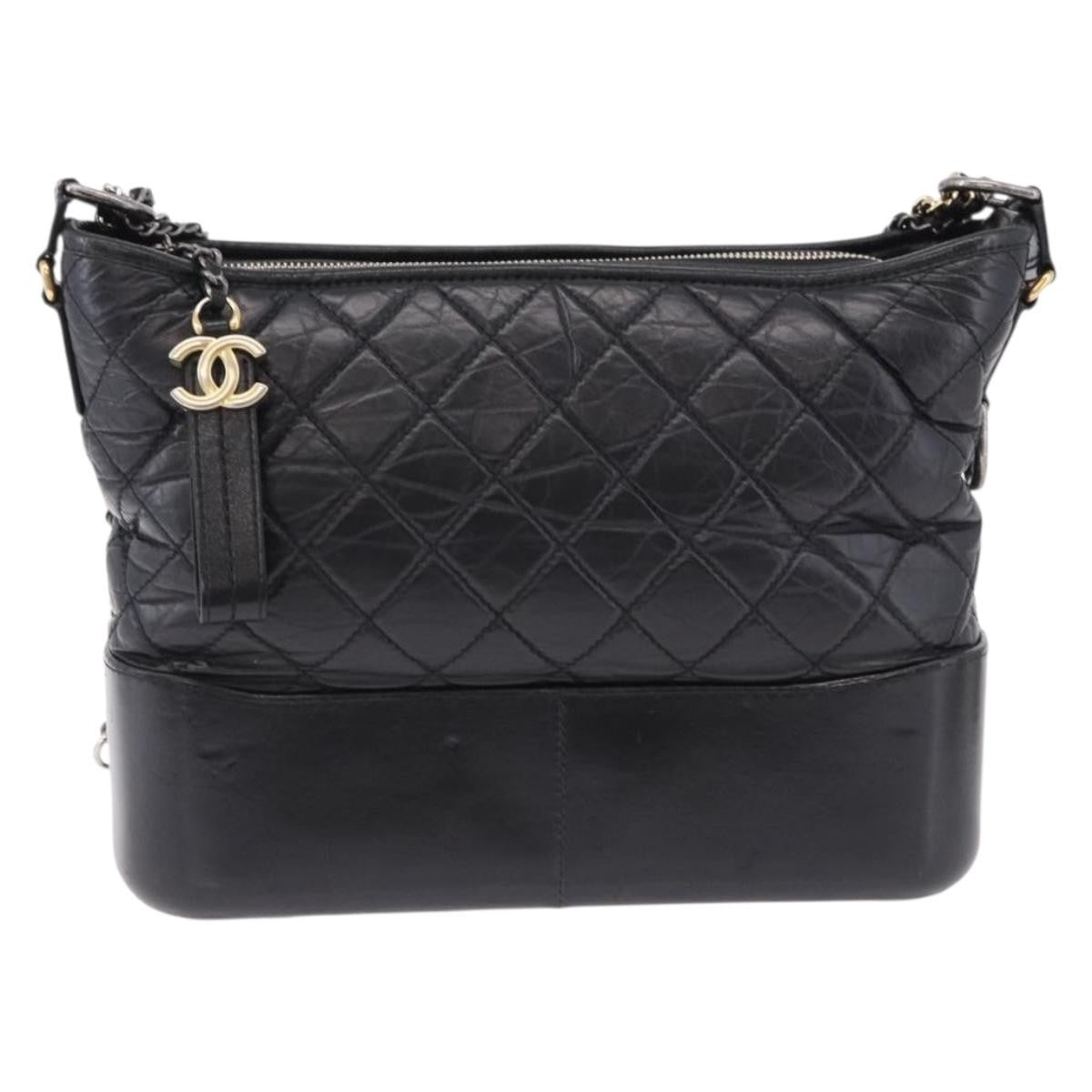 Chanel Gabrielle Hobo Quilted Aged Calfskin Small