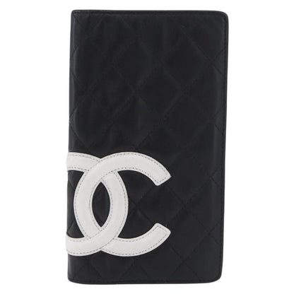 Chanel Cambon Bifold Wallet Quilted Lambskin Long