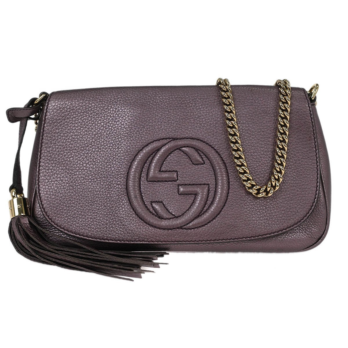 Gucci Soho Chain Crossbody Bag Leather Medium