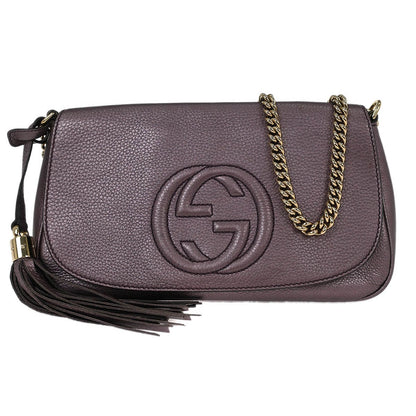Gucci Soho Chain Crossbody Bag Leather Medium