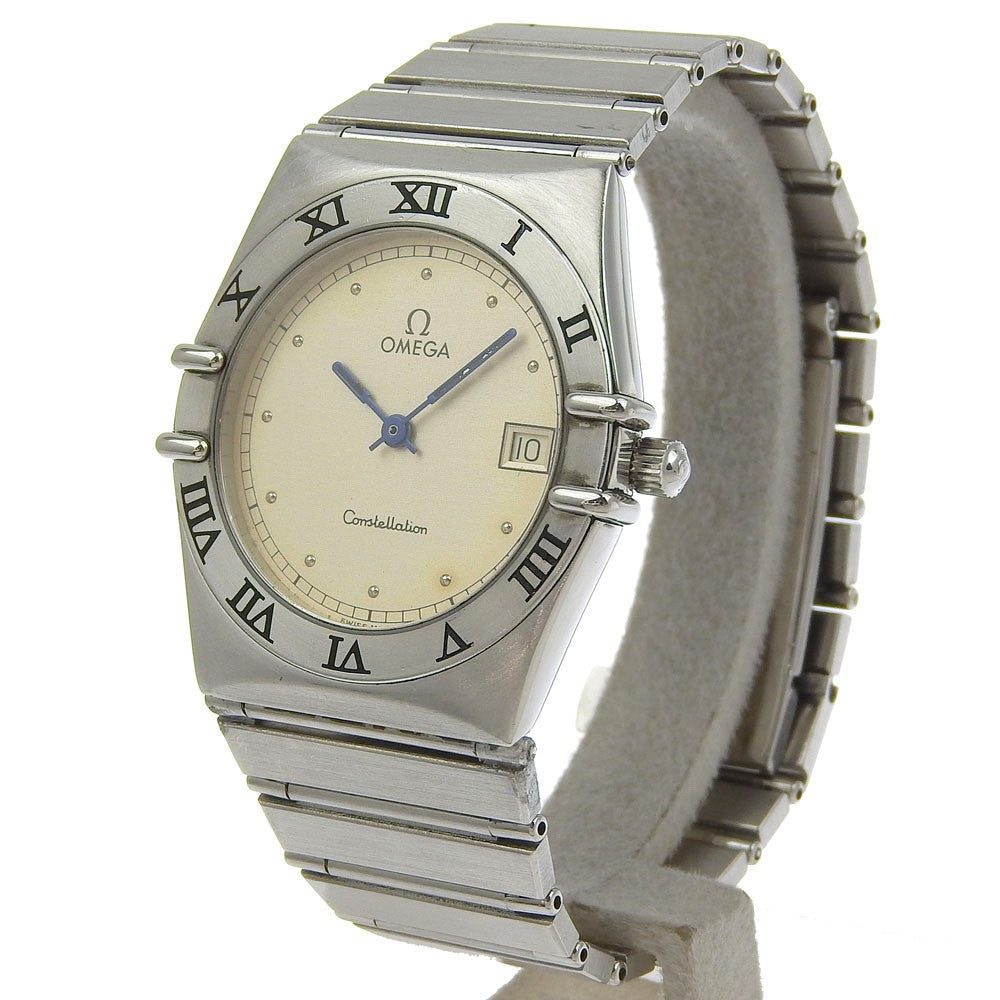 Omega Constellation Quartz Watch Stainless Steel 34