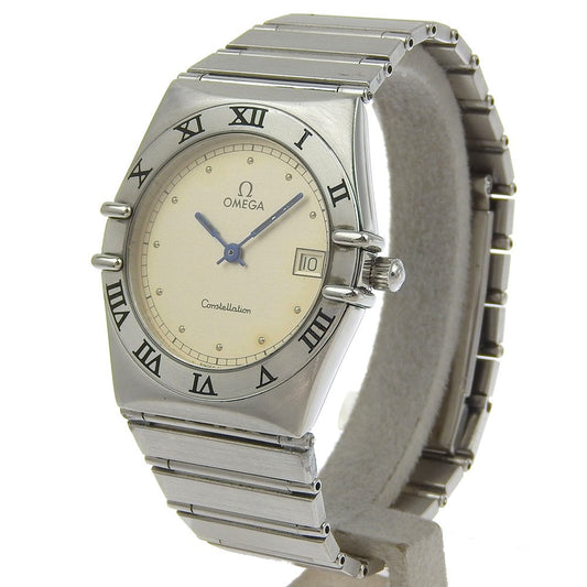 Omega Constellation Quartz Watch Stainless Steel 34