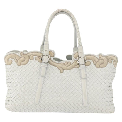 Bottega Veneta Belted Cabas Tote Intrecciato Nappa with Stitched Detail Large