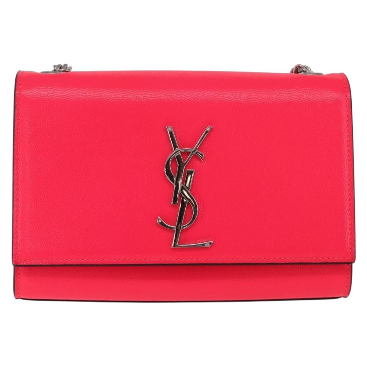 Saint Laurent Classic Monogram Flap Chain Leather Product Image