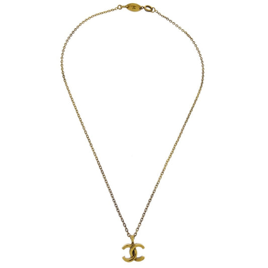 Chanel CC Pendant Necklace Metal Product Image
