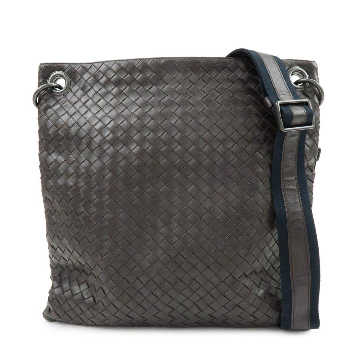 Bottega Veneta Flat Messenger Intrecciato Nappa Large