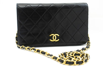 Chanel Vintage Full Flap Quilted Lambskin Mini