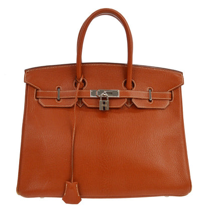 Hermes Birkin Brown Chevre de Coromandel with Gold Hardware 35