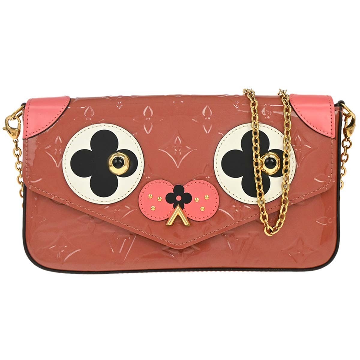 Louis Vuitton Felicie Pochette Limited Edition Valentine Dog Monogram Vernis Product Image