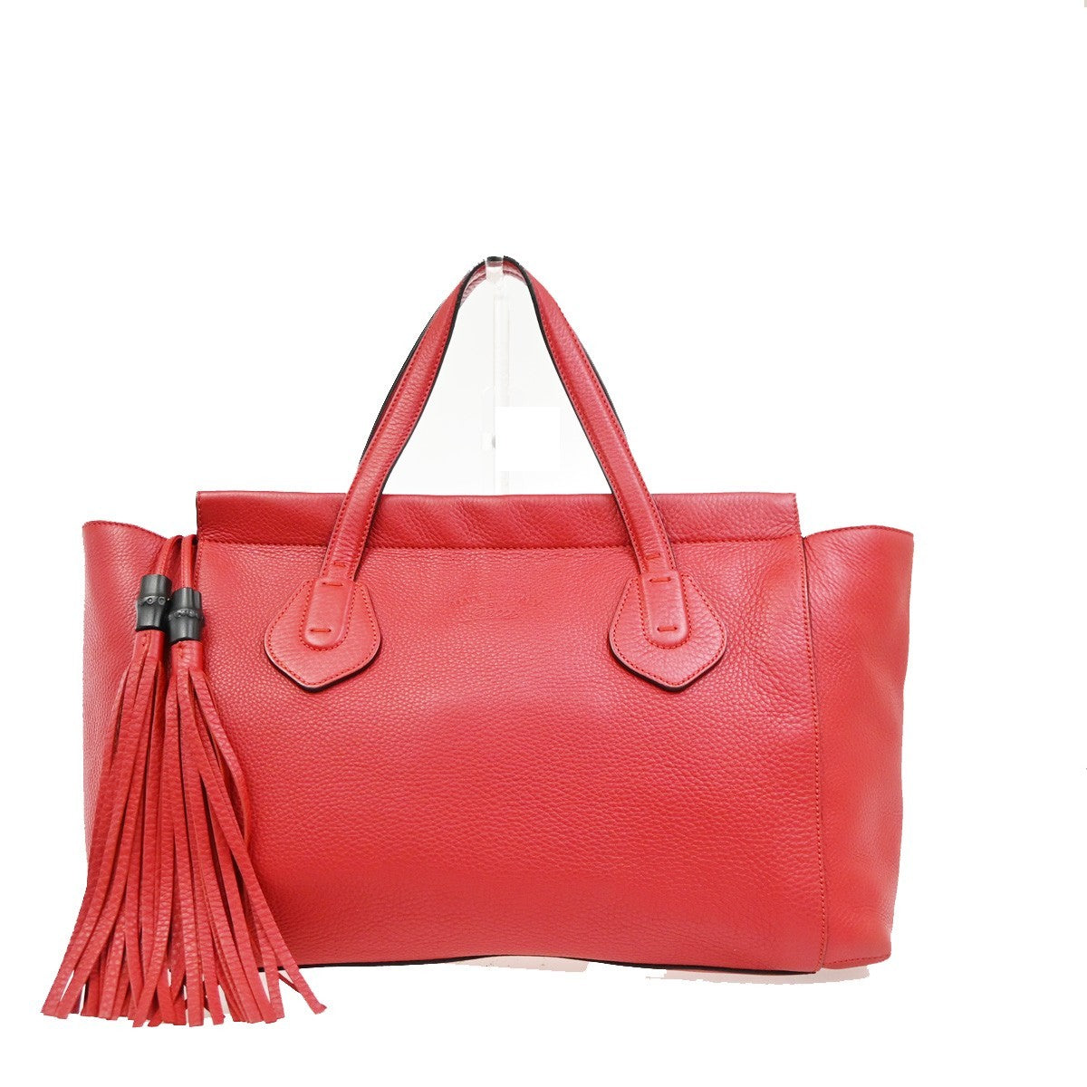 Gucci Lady Tassel Top Handle Leather Medium