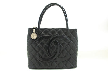 Chanel Medallion Tote Quilted Caviar Product Image