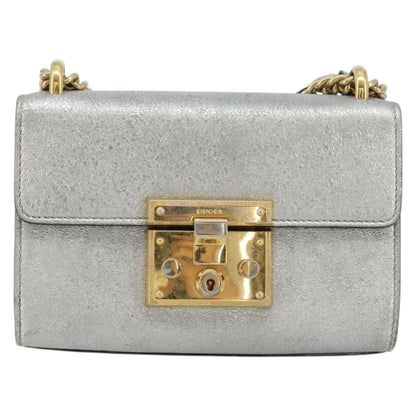 Gucci Padlock Shoulder Bag NM GG Coated Canvas and Leather Medium