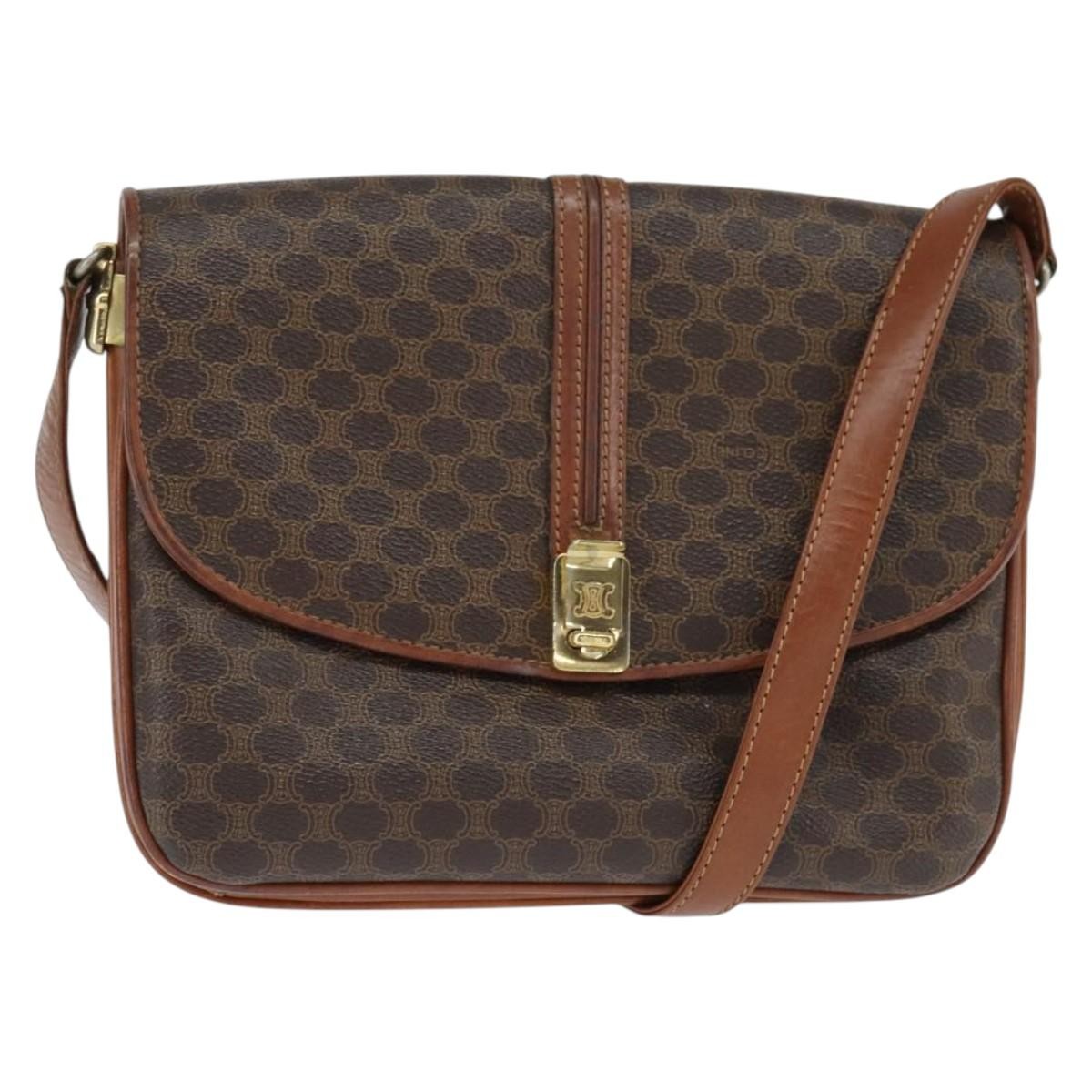 Celine Macadam Shoulder Bag PVC Leather Product Image