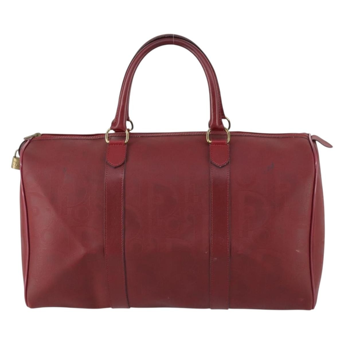 Christian Dior Vintage Trotter Duffle Diorissimo Canvas Medium