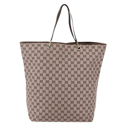 Gucci Vintage Bucket Shopping Tote GG Canvas Large
