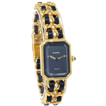 Chanel Premiere Rock Quartz Stainless Steel and Leather 20