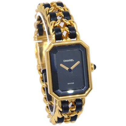 Chanel Premiere Rock Quartz Plated Metal and Leather 20