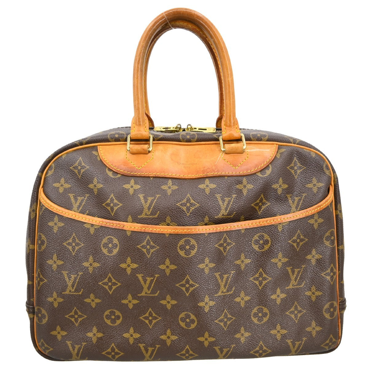 Louis Vuitton Deauville Handbag Monogram Canvas 34