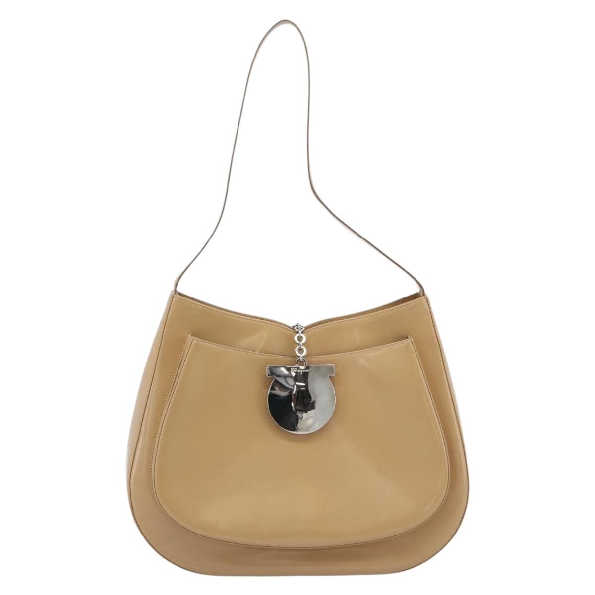 Salvatore Ferragamo Gancini Patent Leather Product Image