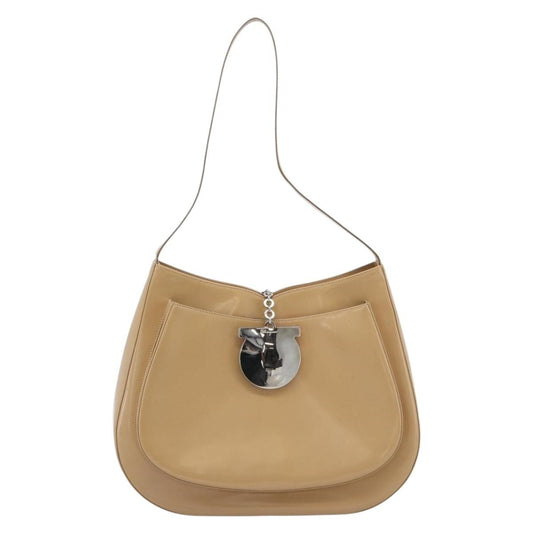 Salvatore Ferragamo Gancini Patent Leather Product Image