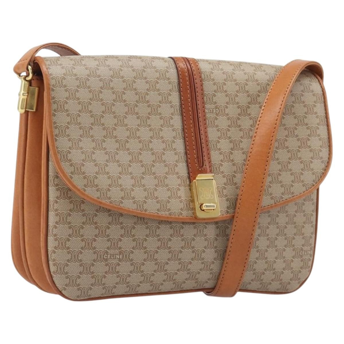 Celine Vintage Macadam Canvas and Leather Product Image