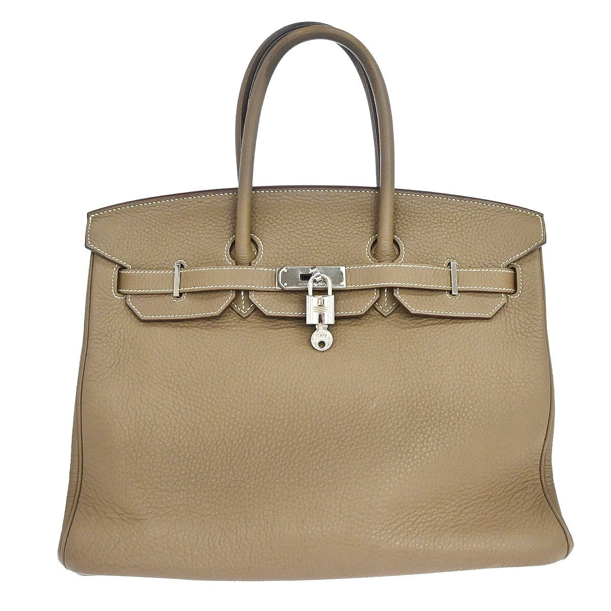 Hermes Birkin Grey Clemence with Palladium Hardware 35