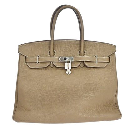Hermes Birkin Grey Clemence with Palladium Hardware 35