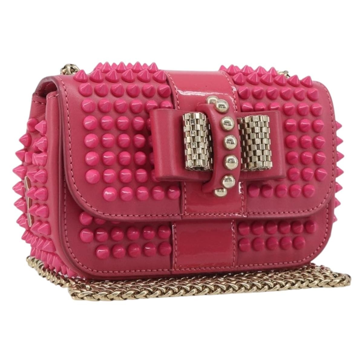 Christian Louboutin Sweet Charity Spiked Leather Mini