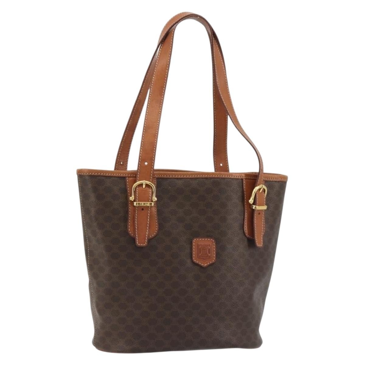 Celine Vintage Macadam Canvas and Leather Product Image