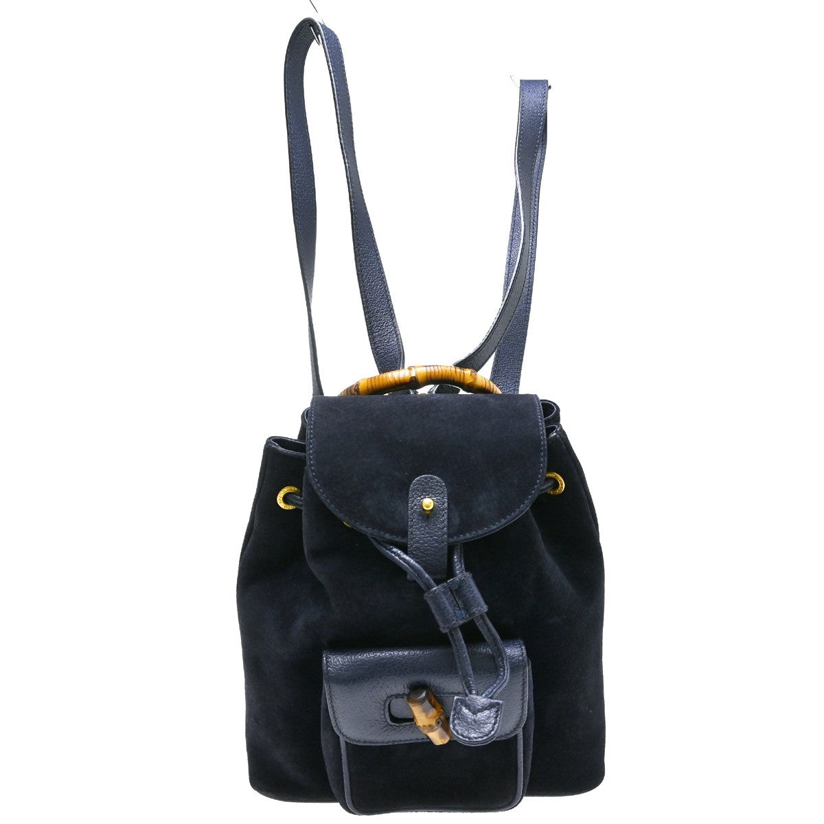 Gucci Vintage Bamboo Suede Mini