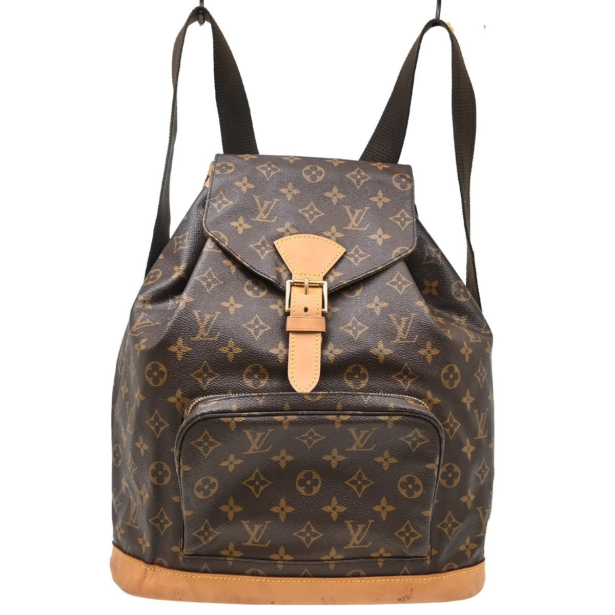 Louis Vuitton Vintage Montsouris Backpack Monogram Canvas GM