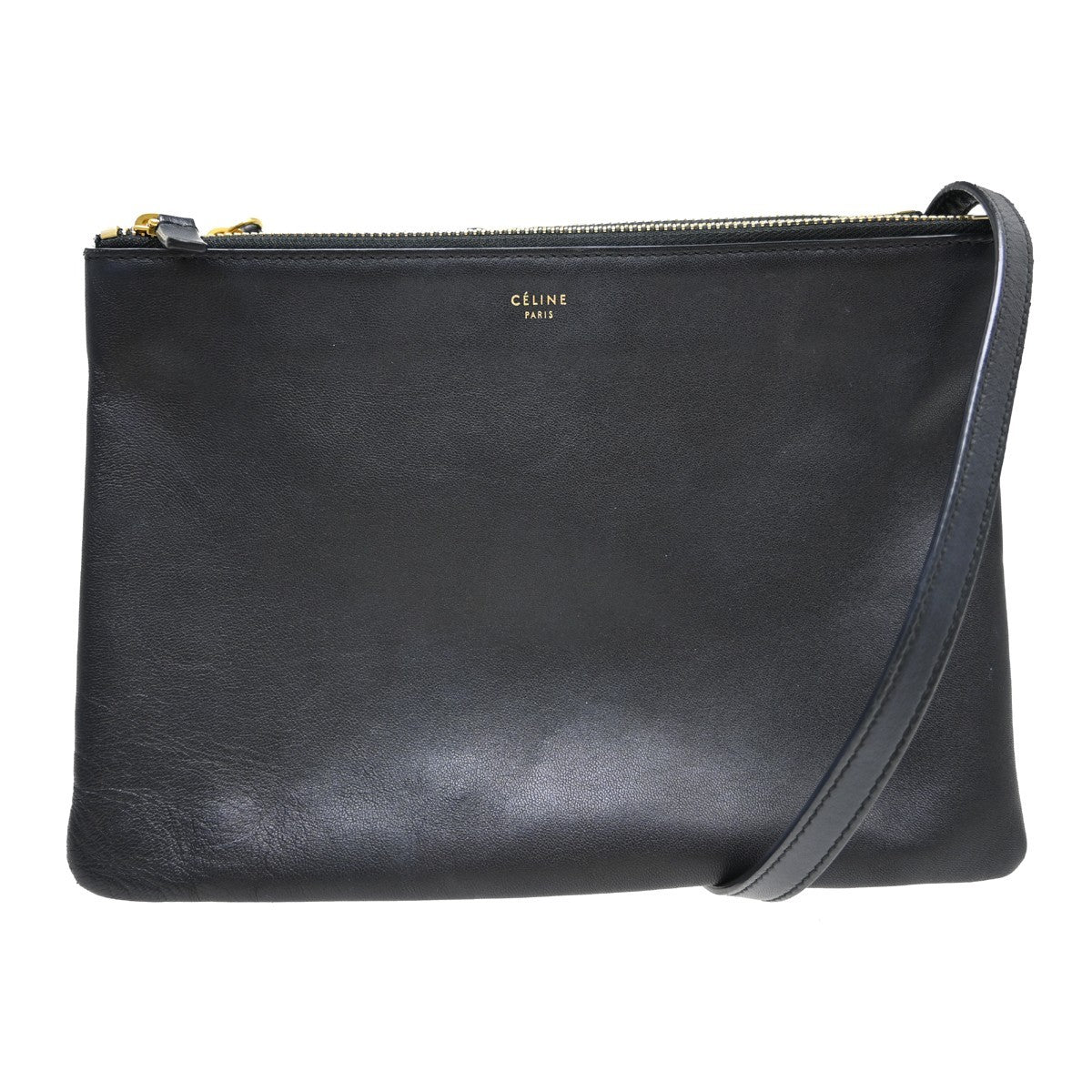 Celine Trio Crossbody Bag Leather Small