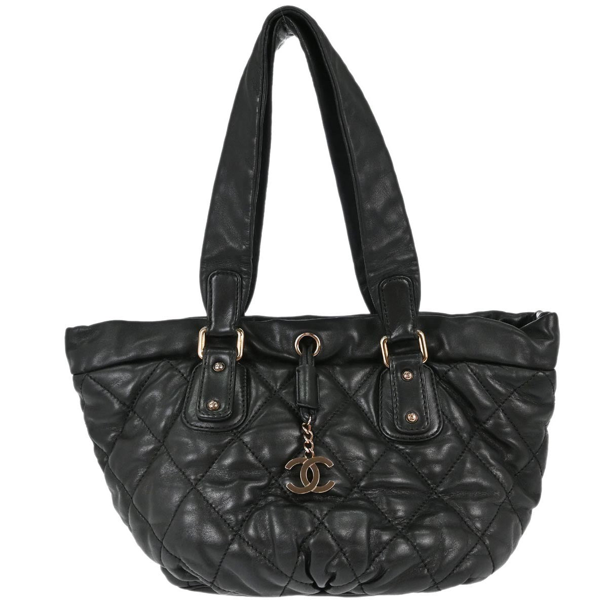 Chanel Cloudy Bundle Bowler Quilted Lambskin Product Image