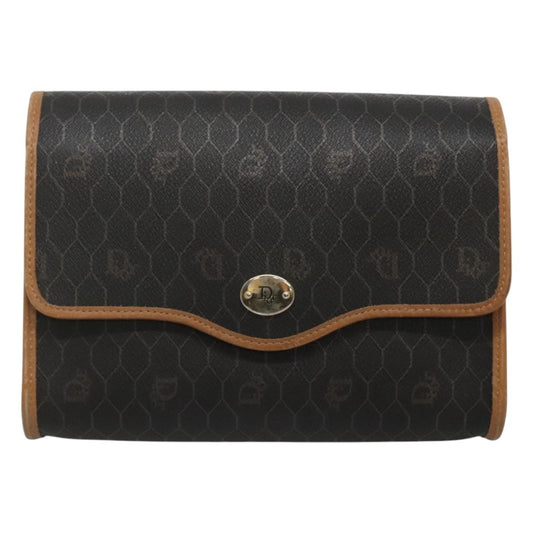 Christian Dior Vintage Honeycomb Flap Coated Canvas Product Image